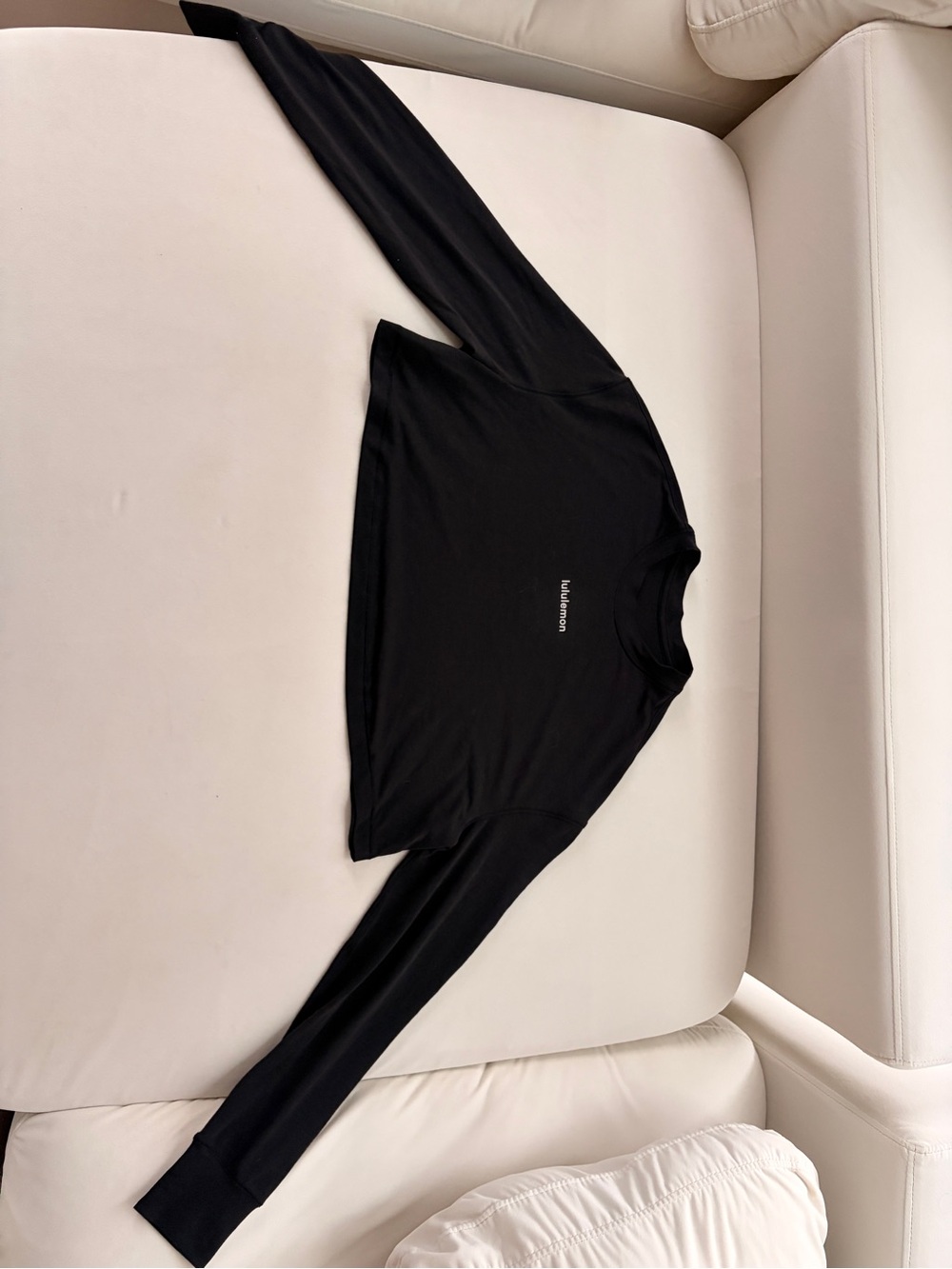 lululemon athletica Black Long-Sleeve Crew Top